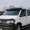 Zonnescherm / zonneklep / zonwering voor VW T5, T6, T7 TRANSPORTER 2002-2022, 2022- (zwart met sluiting)