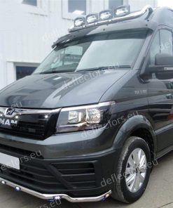 Napellenző VOLKSWAGEN VW CRAFTER / MAN TGE 2017-2024 (fekete a rögzítéshez) (a 2024-től modelleknél zavarja a fényérzékelőket és az első kamerát)
