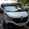 Zonnescherm / zonneklep / zonwering voor Renault Trafic / Vauxhall Opel Arena / Chevrolet Trafic, Space Van / Tata Winger / Inokom Permas (Malaysia) / Winnebago LeSharo 1980-2001 (zwart met bevestiging, vereist aanpassing van de bevestigingen door te snijden en de vorm te wijzigen met een hamer of bankschroef)