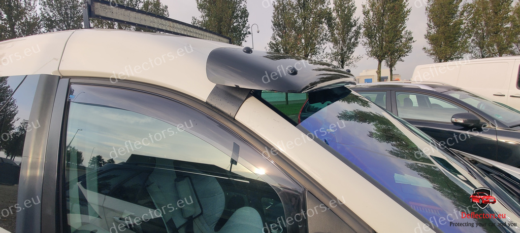 Windshield sun visor for VOLKSWAGEN VW CADDY 2004-2015, 2015+ (black for fastening) 10 Windshield sun visor for VOLKSWAGEN VW CADDY 2004-2015, 2015+ (black for fastening) - Image 10