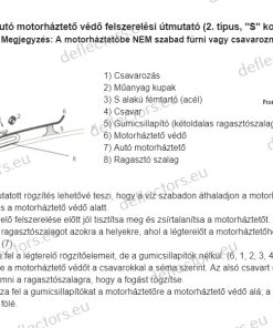 HU: Instructions for installation of deflector (HU) (type 2 S) (wat)