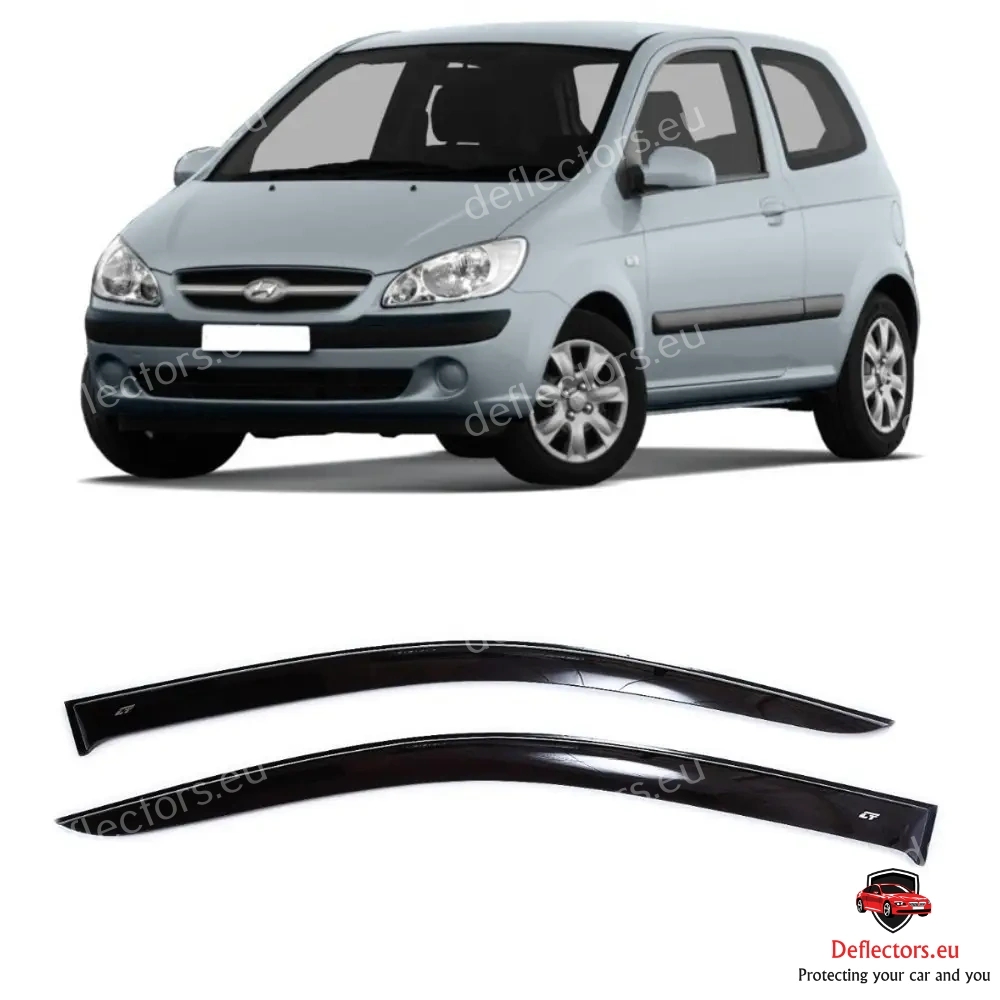 Ветробрани за залепяне за Hyundai Getz Hb 3d 2002+ с 3 врати – 2 бр. предни 6 Ветробрани за залепяне за Hyundai Getz Hb 3d 2002+ с 3 врати - 2 бр. предни - Image 5