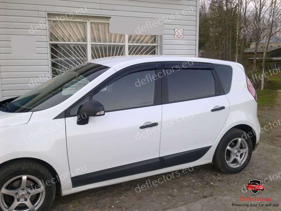 Déflecteurs d’air / de vent à coller pour Renault Scenic III 2009-2016 5 portes – 4 avant et arrière 5 Déflecteurs d’air / de vent à coller pour Renault Scenic III 2009-2016 5 portes - 4 avant et arrière – Image 3