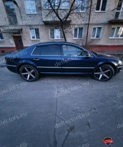 Samoljepljivi bočni vjetrobrani / deflektori vjetra / deflektori zraka za VW Phaeton Sd Long 2010+ 5 dvere - 4 ks spredu a zadné