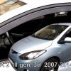 Set paravanturi auto cu montajul exterior pentru Mazda 2 II Hb 5d 2008+ / Demio 2007-2011 5 uși – 4 buc. față și spate Set paravanturi auto cu montajul exterior pentru Mazda 2 II Hb 5d 2008+ / Demio 2007-2011 5 uși – 4 buc. față și spate