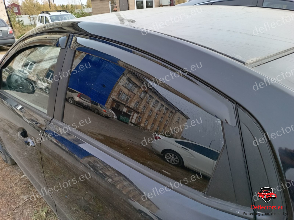 Déflecteurs d’air / de vent à coller pour Kia Rio 5D Hb 2011- 5 portes – 4 avant et arrière 8 Déflecteurs d’air / de vent à coller pour Kia Rio 5D Hb 2011- 5 portes - 4 avant et arrière – Image 6