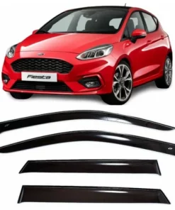 Vindavvisare / fönstervisir extern montering för Ford Fiesta VII Hb 5d 2017- – 5 dörrar – 4 st. fram och bak Vindavvisare / fönstervisir extern montering för Ford Fiesta VII Hb 5d 2017- - 5 dörrar - 4 st. fram och bak