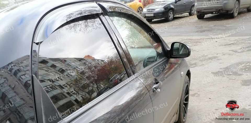 Deflettori aria l’installazione esterna per Kia Cerato I Sd 2004-2008 5 porte – 4 pz. anteriori e posteriori 3 Deflettori aria l'installazione esterna per Kia Cerato I Sd 2004-2008 5 porte - 4 pz. anteriori e posteriori
