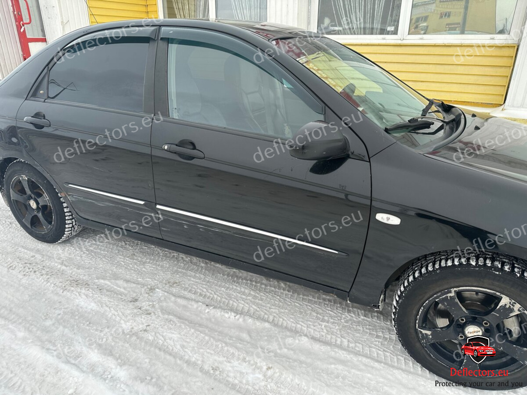 Deflettori aria l’installazione esterna per Kia Cerato I Sd 2004-2008 5 porte – 4 pz. anteriori e posteriori 8 Deflettori aria l'installazione esterna per Kia Cerato I Sd 2004-2008 5 porte - 4 pz. anteriori e posteriori - immagine 6