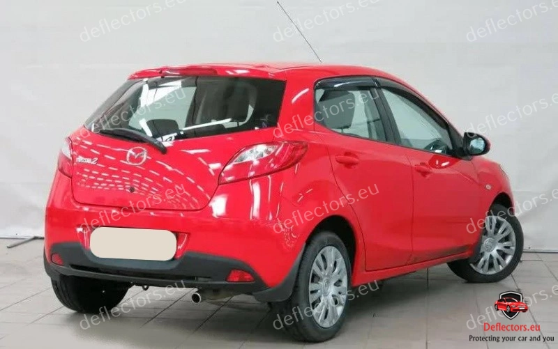 Set paravanturi auto cu montajul exterior pentru Mazda 2 II Hb 5d 2008+ / Demio 2007-2011 5 uși – 4 buc. față și spate 4 Set paravanturi auto cu montajul exterior pentru Mazda 2 II Hb 5d 2008+ / Demio 2007-2011 5 uși - 4 buc. față și spate - imagine 3