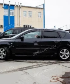 Légterelők külső illeszkedéssel Mazda 3 I Hb 2003-2008 5 ajtóshoz – 4 db elöl -hátul Légterelők külső illeszkedéssel Mazda 3 I Hb 2003-2008 5 ajtóshoz - 4 db elöl -hátul