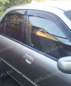 Alternative view of Set paravanturi auto cu montajul exterior pentru Mazda 323 (BJ) Sd 1998-2003/ Protege Sd 1998-2000 5 uși - 4 buc. față și spate