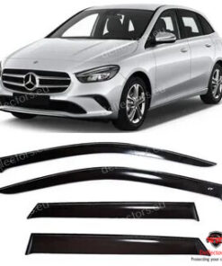 Deflettori aria l'installazione esterna per Mercedes Benz B-class (W247) 2019+ 5 porte - 4 pz. anteriori e posteriori