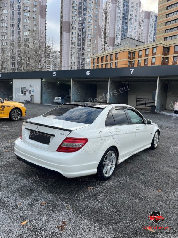 Vindavvisare / fönstervisir extern montering för Mercedes Benz C-class Sedan (S204) 2007-2013 – 5 dörrar – 4 st. fram och bak 13 Vindavvisare / fönstervisir extern montering för Mercedes Benz C-class Sedan (S204) 2007-2013 - 5 dörrar - 4 st. fram och bak - Bild 11