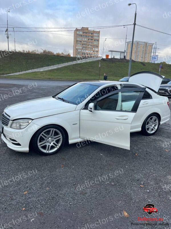 Vindavvisare / fönstervisir extern montering för Mercedes Benz C-class Sedan (S204) 2007-2013 – 5 dörrar – 4 st. fram och bak 14 Vindavvisare / fönstervisir extern montering för Mercedes Benz C-class Sedan (S204) 2007-2013 - 5 dörrar - 4 st. fram och bak - Bild 12