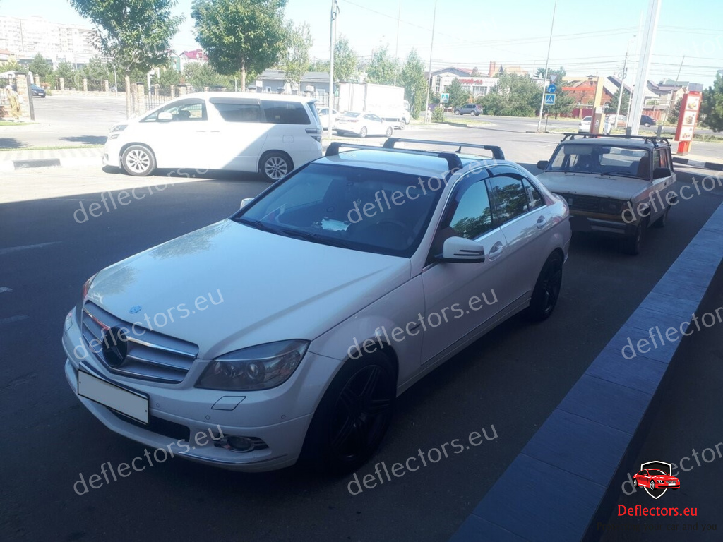 Vindavvisare / fönstervisir extern montering för Mercedes Benz C-class Sedan (S204) 2007-2013 – 5 dörrar – 4 st. fram och bak 16 Vindavvisare / fönstervisir extern montering för Mercedes Benz C-class Sedan (S204) 2007-2013 - 5 dörrar - 4 st. fram och bak - Bild 14