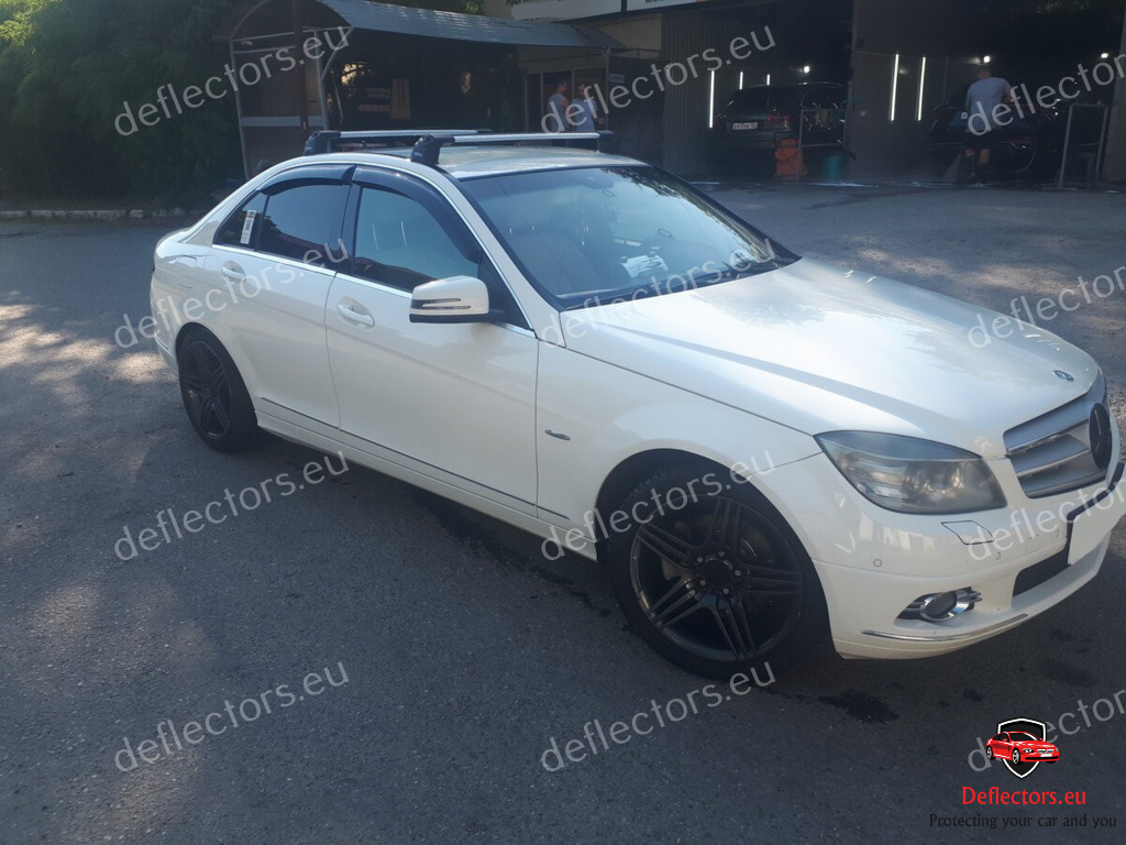 Vindavvisare / fönstervisir extern montering för Mercedes Benz C-class Sedan (S204) 2007-2013 – 5 dörrar – 4 st. fram och bak 18 Vindavvisare / fönstervisir extern montering för Mercedes Benz C-class Sedan (S204) 2007-2013 - 5 dörrar - 4 st. fram och bak - Bild 16
