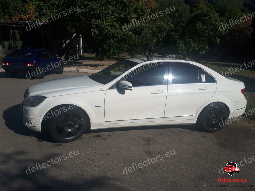 Vindavvisare / fönstervisir extern montering för Mercedes Benz C-class Sedan (S204) 2007-2013 – 5 dörrar – 4 st. fram och bak 20 Vindavvisare / fönstervisir extern montering för Mercedes Benz C-class Sedan (S204) 2007-2013 - 5 dörrar - 4 st. fram och bak - Bild 18