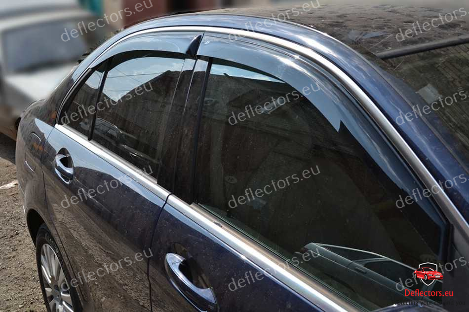 Vindavvisare / fönstervisir extern montering för Mercedes Benz C-class Sedan (S204) 2007-2013 – 5 dörrar – 4 st. fram och bak 3 Vindavvisare / fönstervisir extern montering för Mercedes Benz C-class Sedan (S204) 2007-2013 - 5 dörrar - 4 st. fram och bak