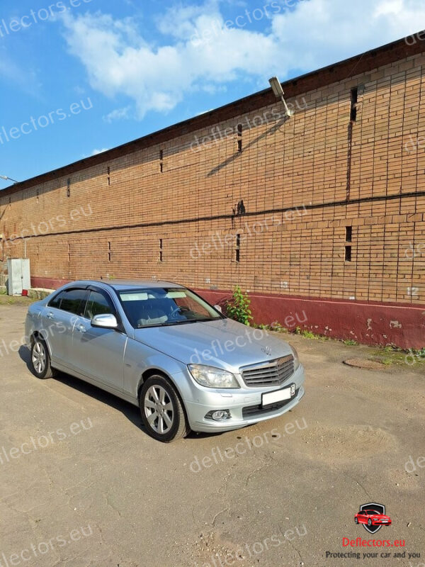 Vindavvisare / fönstervisir extern montering för Mercedes Benz C-class Sedan (S204) 2007-2013 – 5 dörrar – 4 st. fram och bak 9 Vindavvisare / fönstervisir extern montering för Mercedes Benz C-class Sedan (S204) 2007-2013 - 5 dörrar - 4 st. fram och bak - Bild 7