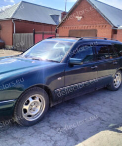 Set paravanturi auto cu montajul exterior pentru Mercedes Benz E-class Combi / Wagon (S210) 1995-2002 5 uși - 4 buc. față și spate