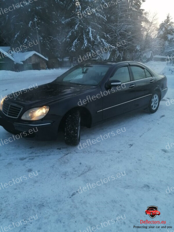 Vindavvisare / fönstervisir extern montering för Mercedes Benz S-class (W220) Long 1998-2005 – 5 dörrar – 4 st. fram och bak 17 Vindavvisare / fönstervisir extern montering för Mercedes Benz S-class (W220) Long 1998-2005 - 5 dörrar - 4 st. fram och bak - Bild 15