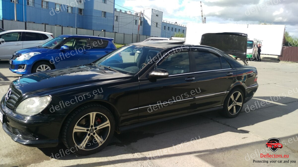 Vindavvisare / fönstervisir extern montering för Mercedes Benz S-class (W220) Long 1998-2005 – 5 dörrar – 4 st. fram och bak 19 Vindavvisare / fönstervisir extern montering för Mercedes Benz S-class (W220) Long 1998-2005 - 5 dörrar - 4 st. fram och bak - Bild 17