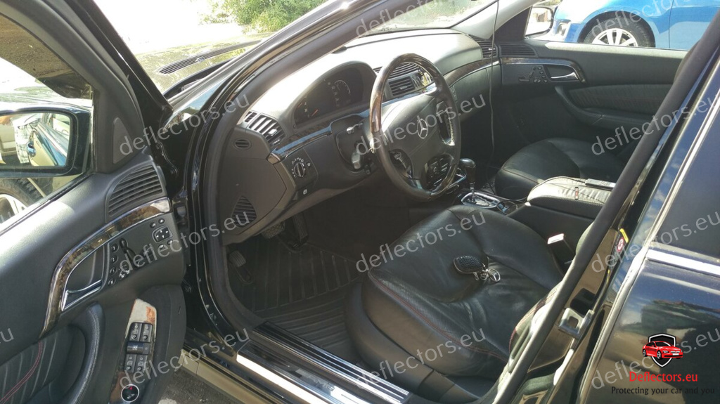 Vindavvisare / fönstervisir extern montering för Mercedes Benz S-class (W220) Long 1998-2005 – 5 dörrar – 4 st. fram och bak 21 Vindavvisare / fönstervisir extern montering för Mercedes Benz S-class (W220) Long 1998-2005 - 5 dörrar - 4 st. fram och bak - Bild 19