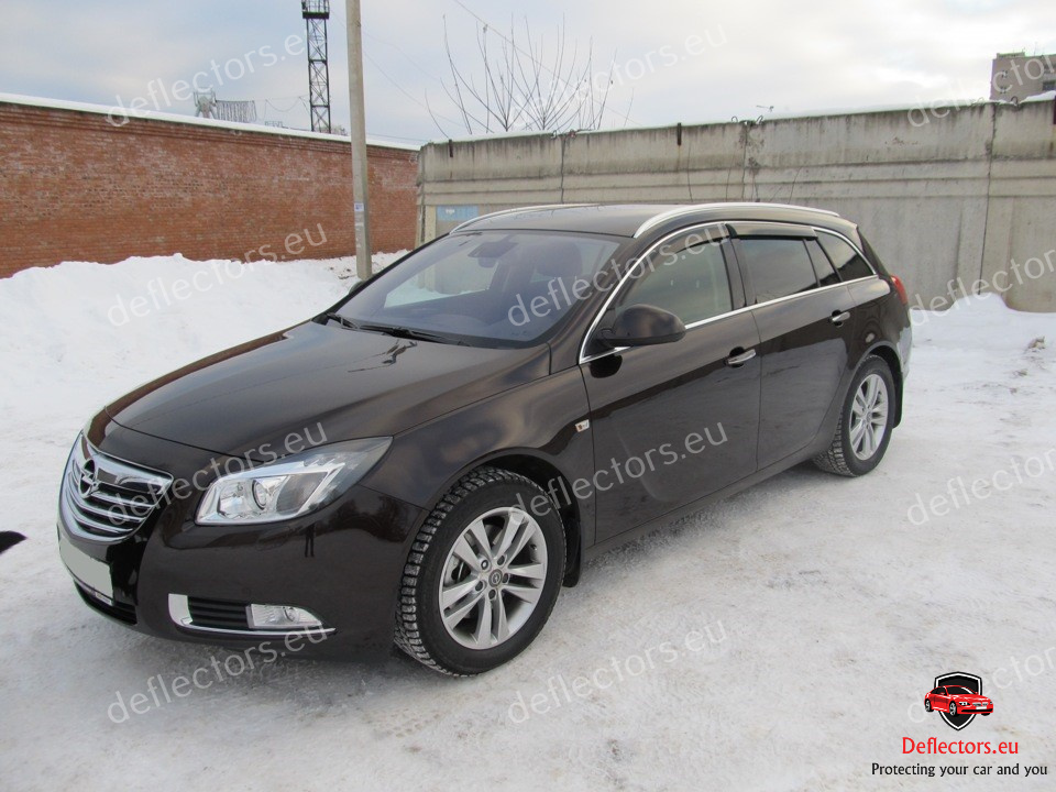 Vindavvisare / fönstervisir extern montering för Opel Insignia Sports Tourer 2009+ – 5 dörrar – 4 st. fram och bak 3 Vindavvisare / fönstervisir extern montering för Opel Insignia Sports Tourer 2009+ - 5 dörrar - 4 st. fram och bak