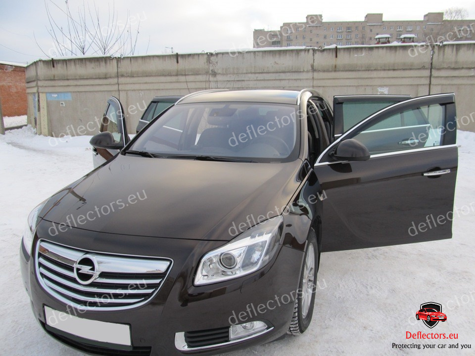 Vindavvisare / fönstervisir extern montering för Opel Insignia Sports Tourer 2009+ – 5 dörrar – 4 st. fram och bak 4 Vindavvisare / fönstervisir extern montering för Opel Insignia Sports Tourer 2009+ - 5 dörrar - 4 st. fram och bak - Bild 2