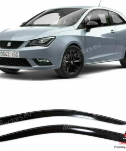 Alternative view of Okenné deflektory na lepenie pre Seat Ibiza Hb 3d (6J) 2008-2012;2012+ 3 dvere - 2 ks spredu