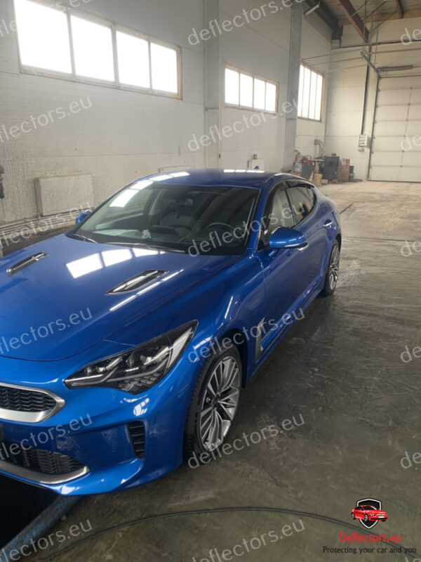 Vindavvisare / fönstervisir extern montering för Kia Stinger (CK) 2018- – 5 dörrar – 4 st. fram och bak 3 Vindavvisare / fönstervisir extern montering för Kia Stinger (CK) 2018- - 5 dörrar - 4 st. fram och bak - Bild 2
