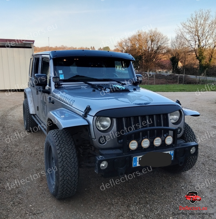 Napellenző Jeep Wrangler (JK) 2006-2018 (fekete a rögzítéshez; a rögzítő konzolokat kalapáccsal vagy satuval módosítani kell) 3 Napellenző Jeep Wrangler (JK) 2006-2018 (fekete a rögzítéshez; a rögzítő konzolokat kalapáccsal vagy satuval módosítani kell) - Image 3