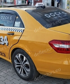 Alternative view of Vindavvisare / fönstervisir extern montering för Mercedes Benz E-class Sd (W212) 2009-2015 - 5 dörrar - 4 st. fram och bak