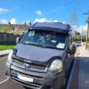 Zonnescherm / zonneklep / zonwering voor RENAULT MASTER 2018+ (zwart met sluiting)