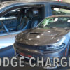 Set paravanturi auto Heko cu montajul în canal pentru DODGE Charger II LX 4d 2011-2023 5 uși – 2 buc. față