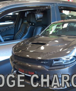 Set paravanturi auto Heko cu montajul în canal pentru DODGE Charger II LX 4d 2011-2023 5 uși - 2 buc. față