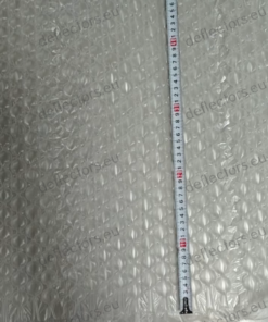 HDPE fóliatekercsek, légpárnás csomagolófólia felfújó géphez – 0,6 × 300 m, KÖZEPES buborék (60 cm széles felfújás előtt és 47 cm felfújva, 18 mikron)