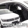 Set paravânturi auto cu montajul exterior pentru VW Tiguan II 2016-2023 cu 5 uși – 4 buc. față și spate
