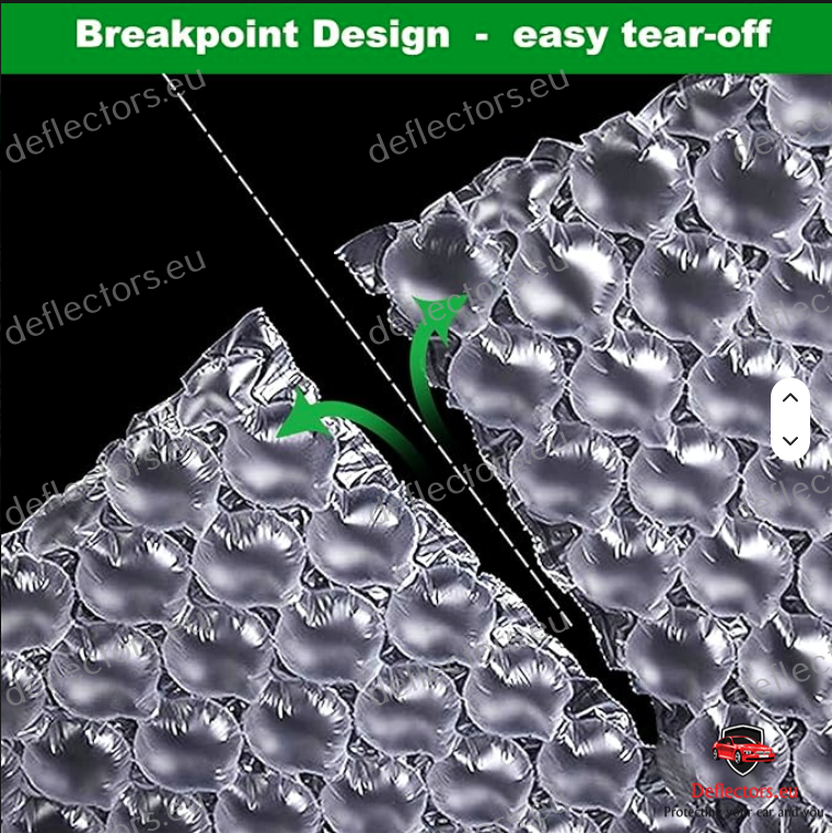HDPE fóliatekercsek, légpárnás csomagolófólia felfújó géphez – 0,6 × 300 m, KÖZEPES buborék (60 cm széles felfújás előtt és 47 cm felfújva, 18 mikron) 6 HDPE fóliatekercsek, légpárnás csomagolófólia felfújó géphez – 0,6 × 300 m, KÖZEPES buborék (60 cm széles felfújás előtt és 47 cm felfújva, 18 mikron) - Image 5